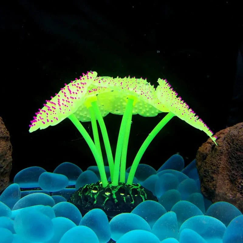 Fluorescerende Akvarium Dekor Fisketank Landskapsforming Korallsimulering Korall Ornamenter Lite Undervann Verden Landskap Dekor | Luvikno