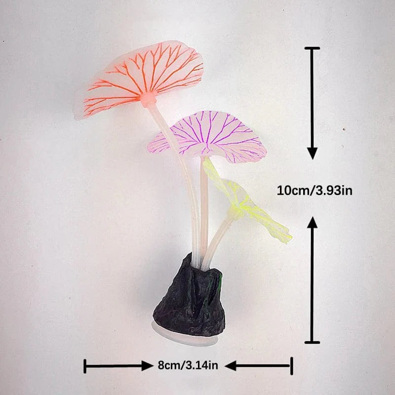 Fluorescerende Akvarium Dekor Fisketank Landskapsforming Korallsimulering Korall Ornamenter Lite Undervann Verden Landskap Dekor | Luvikno