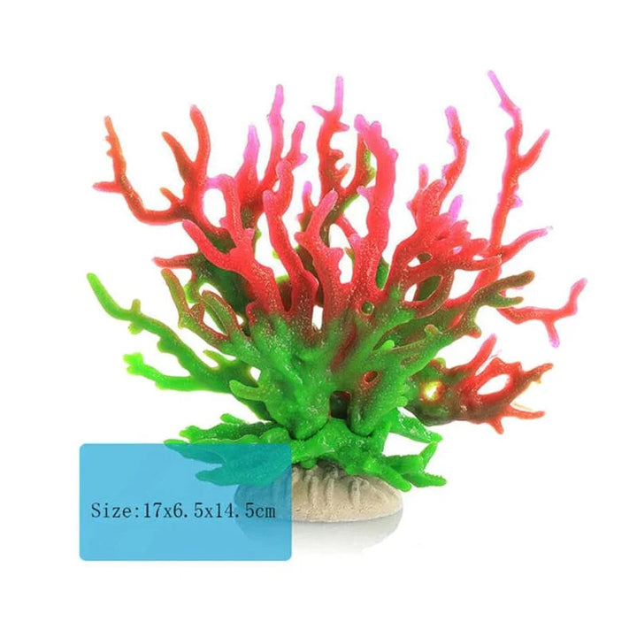 Fluorescerende Akvarium Dekor Fisketank Landskapsforming Korallsimulering Korall Ornamenter Lite Undervann Verden Landskap Dekor | Luvikno
