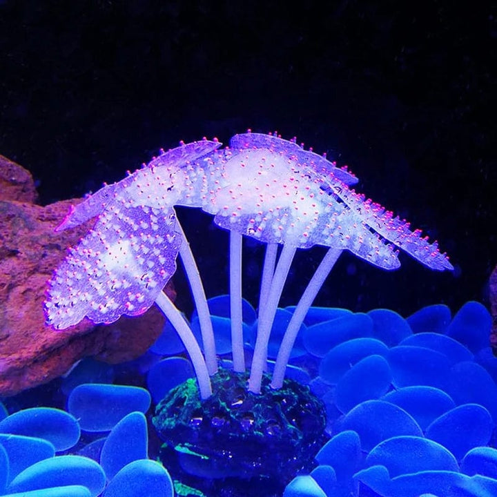 Fluorescerende Akvarium Dekor Fisketank Landskapsforming Korallsimulering Korall Ornamenter Lite Undervann Verden Landskap Dekor | Luvikno