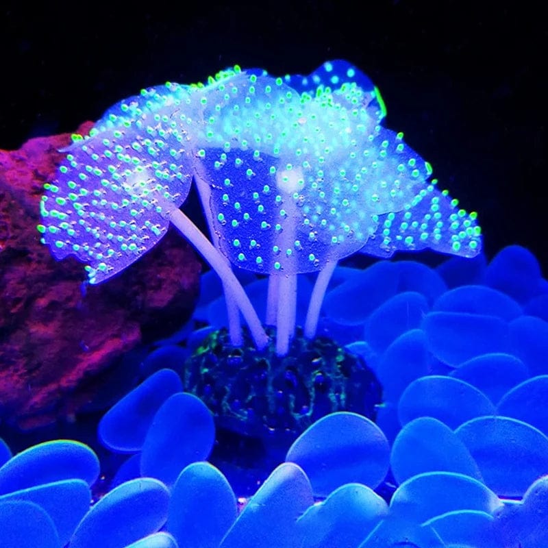 Fluorescerende Akvarium Dekor Fisketank Landskapsforming Korallsimulering Korall Ornamenter Lite Undervann Verden Landskap Dekor | Luvikno