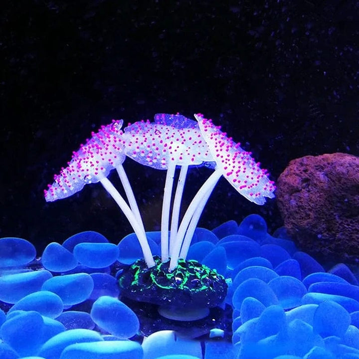 Fluorescerende Akvarium Dekor Fisketank Landskapsforming Korallsimulering Korall Ornamenter Lite Undervann Verden Landskap Dekor | Luvikno