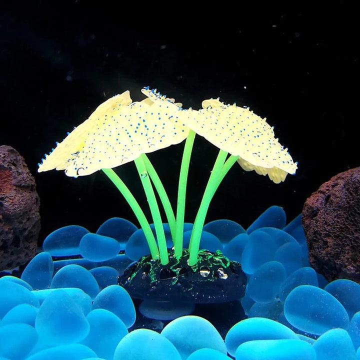 Fluorescerende Akvarium Dekor Fisketank Landskapsforming Korallsimulering Korall Ornamenter Lite Undervann Verden Landskap Dekor | Luvikno