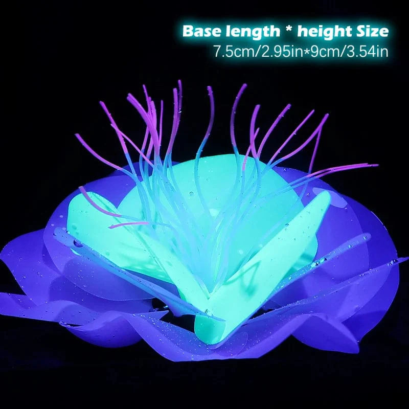 Fluorescerende Akvarium Dekor Fisketank Landskapsforming Korallsimulering Korall Ornamenter Lite Undervann Verden Landskap Dekor | Luvikno