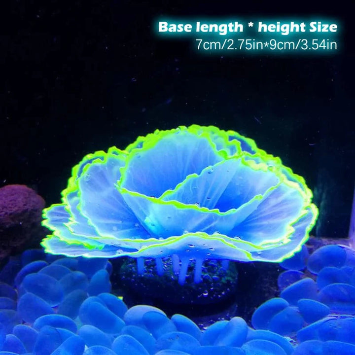 Fluorescerende Akvarium Dekor Fisketank Landskapsforming Korallsimulering Korall Ornamenter Lite Undervann Verden Landskap Dekor | Luvikno