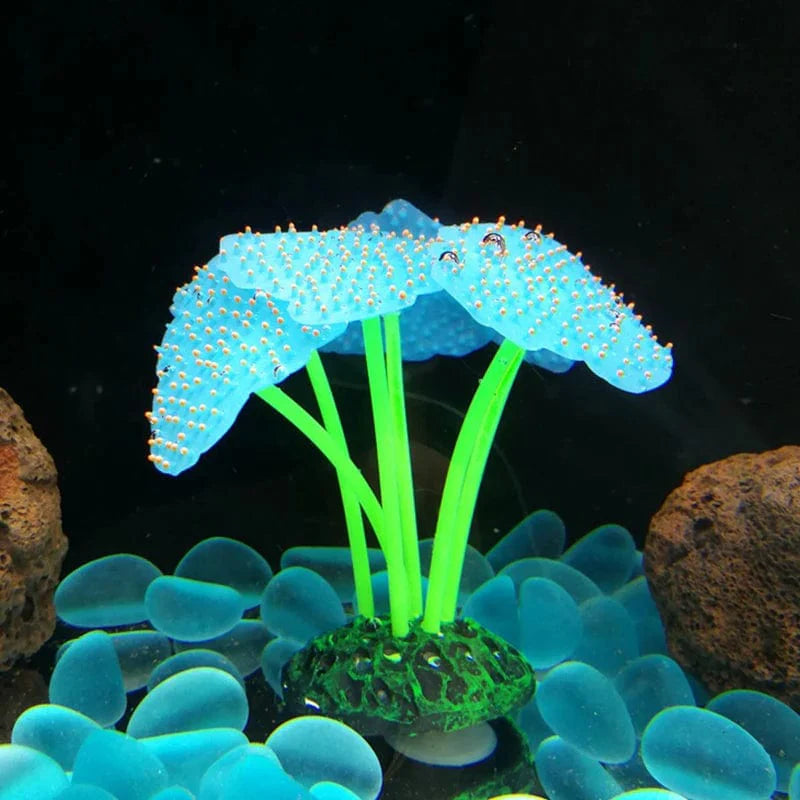 Fluorescerende Akvarium Dekor Fisketank Landskapsforming Korallsimulering Korall Ornamenter Lite Undervann Verden Landskap Dekor | Luvikno