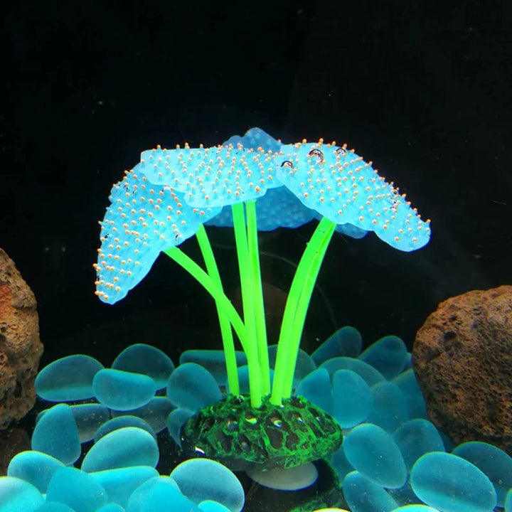 Fluorescerende Akvarium Dekor Fisketank Landskapsforming Korallsimulering Korall Ornamenter Lite Undervann Verden Landskap Dekor | Luvikno