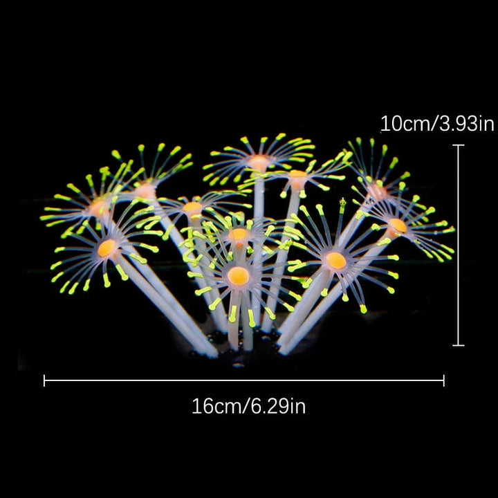 Fluorescerende Akvarium Dekor Fisketank Landskapsforming Korallsimulering Korall Ornamenter Lite Undervann Verden Landskap Dekor | Luvikno