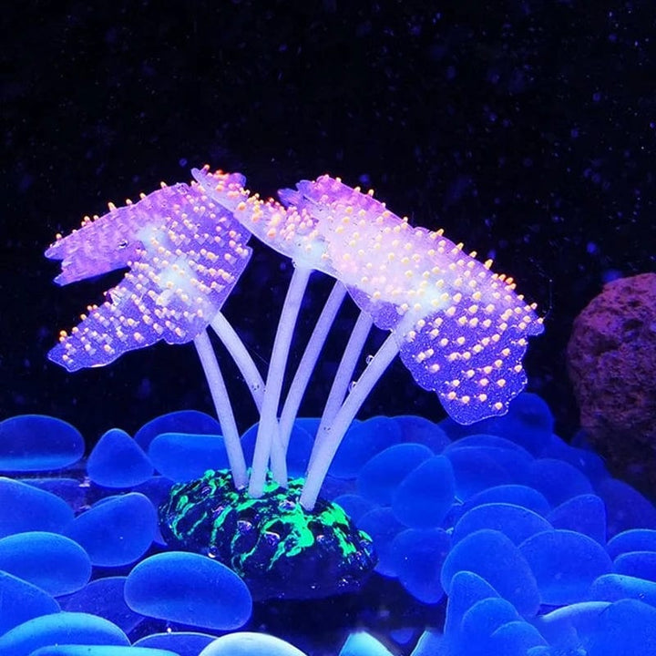 Fluorescerende Akvarium Dekor Fisketank Landskapsforming Korallsimulering Korall Ornamenter Lite Undervann Verden Landskap Dekor | Luvikno