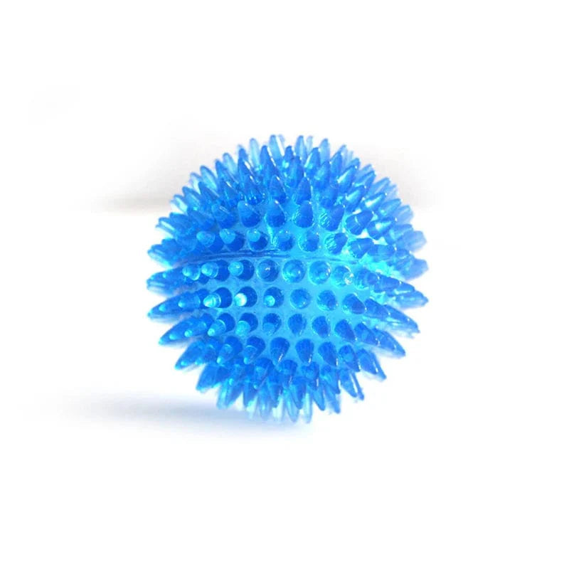 Pet Dog Toys Cat Puppy Lyder Toy Polka Squeaky Tannrengjøring Ball TPR Trening Pet Tenner Tygging Toy Torn Ball Tilbehør | Luvikno
