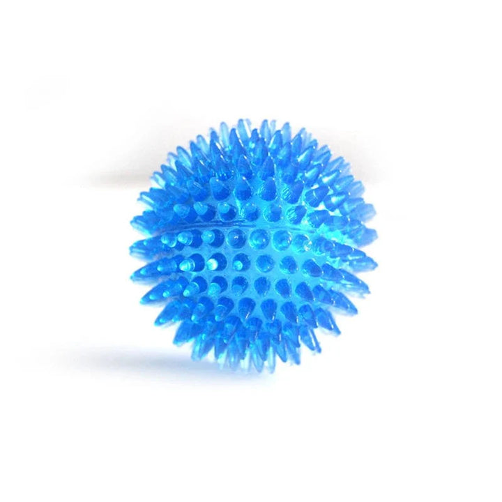 Pet Dog Toys Cat Puppy Lyder Toy Polka Squeaky Tannrengjøring Ball TPR Trening Pet Tenner Tygging Toy Torn Ball Tilbehør | Luvikno