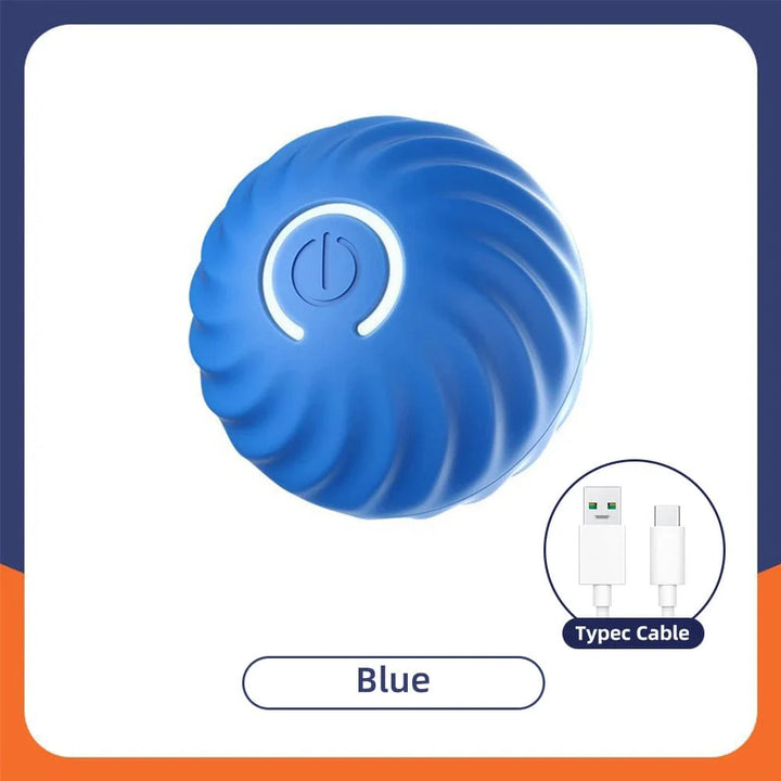 Smart Dog Toy Ball Elektronisk Interaktivt Kjæledyrleketøy Bevegelig Ball USB Automatisk Bevegelig Hoppende for Valp Fødselsdagsgave Katt Produkt | Luvikno