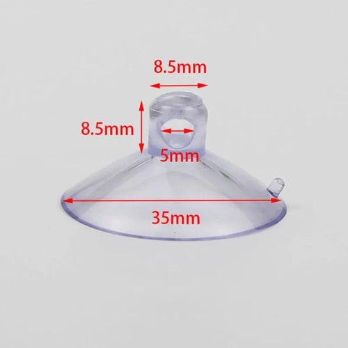 10Pcs Svart Akvarium Sugekop Luftslange Holder Sugekopp for Fiskekar Pumpe Oksygen Luftslange Festeklips Tilbehør For Akvarium | Luvikno