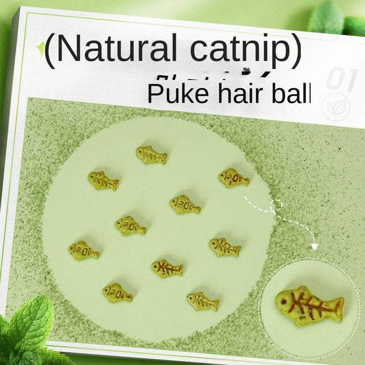 Cat Mint Biscuit Cat Eating Snack Pet Molar Nutrition Fattening Kitten Snack Adult Cat Reward | Luvikno