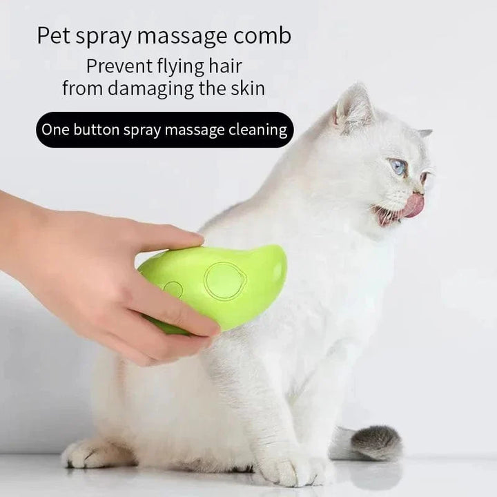Katt Steam Børste Kjæledyr Triple Beauty Kam Hund Stell Hårfjerning Kam Elektrisk Spray Hunder Damp Tilbehør Produker Hjem Hage | Luvikno