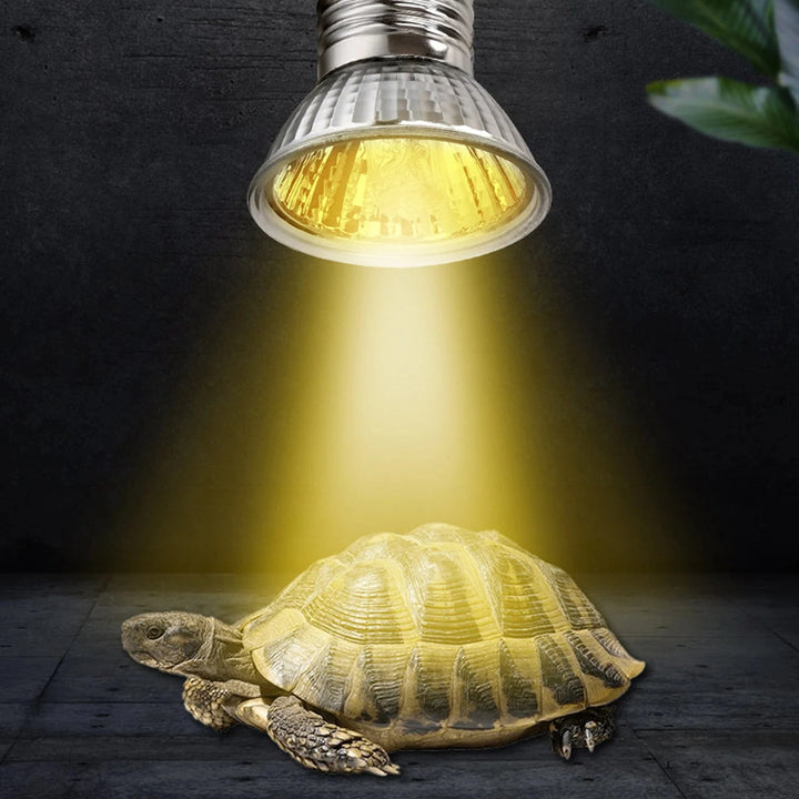 CE Reptil Lampe UVA+UVB 3.0 Kjeledyr Varme Lampe Pære Skilpadde Basking Lys Pærer Amfibier Øgler Temperaturkontroll | Luvikno