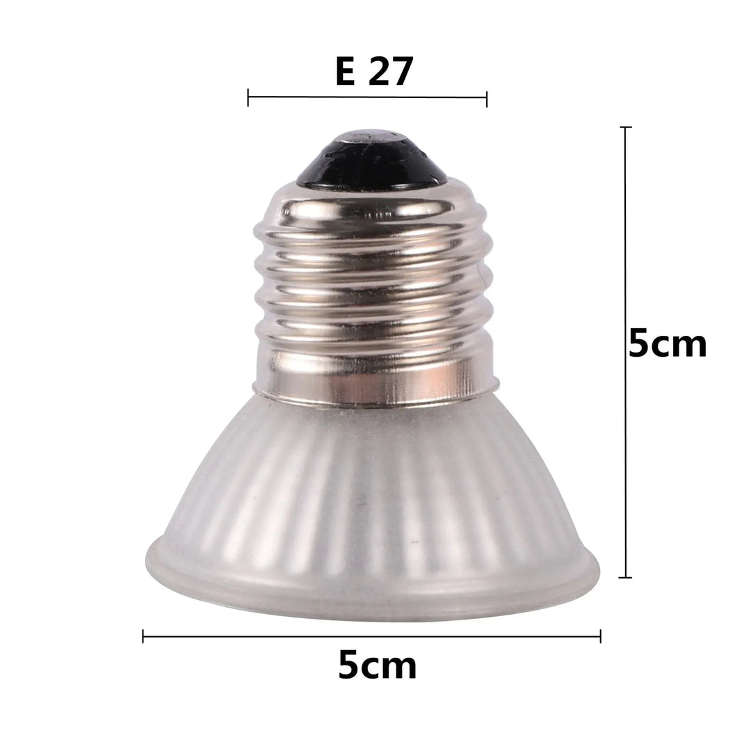 CE Reptil Lampe UVA+UVB 3.0 Kjeledyr Varme Lampe Pære Skilpadde Basking Lys Pærer Amfibier Øgler Temperaturkontroll | Luvikno