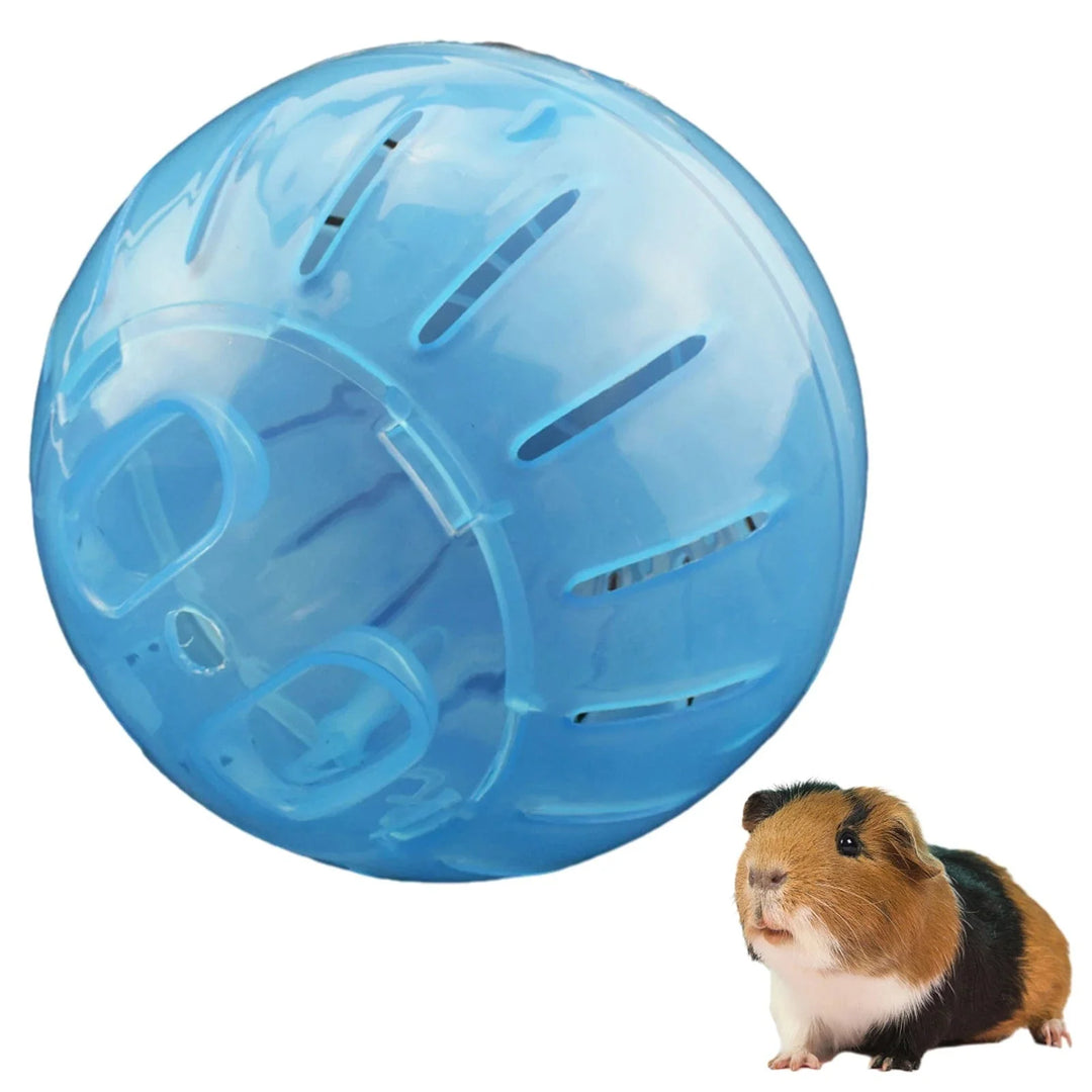 Avtakbar liten dyre plast hamsterball for kjæledyr treningsleketøying for marsvin løpehjul gul blå rosa leke bur dverg | Luvikno