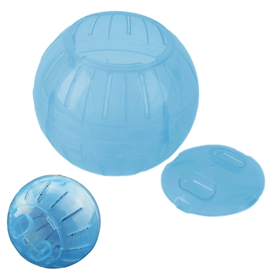 Avtakbar liten dyre plast hamsterball for kjæledyr treningsleketøying for marsvin løpehjul gul blå rosa leke bur dverg | Luvikno