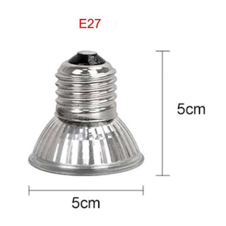 E27 25/50/75W UVA Varmlampe Kjæledyr Krypdyr Varme lampe Skilpadde Gecko Krypdyr Varmer Pære Utsender Kjæledyr Soling Fugl Slange 110-220V | Luvikno