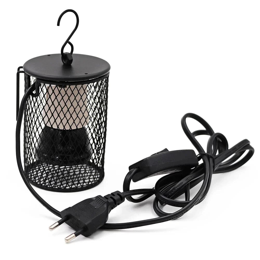 E27 Pet Heating Lamp for Turtle Snake lizard Infrared Ceramic Emitter Heat Light 50W/75W/100W Reptile Lamp Reptile Light EU Plug | Luvikno