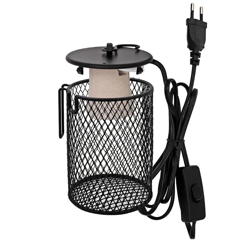E27 Pet Heating Lamp for Turtle Snake lizard Infrared Ceramic Emitter Heat Light 50W/75W/100W Reptile Lamp Reptile Light EU Plug | Luvikno