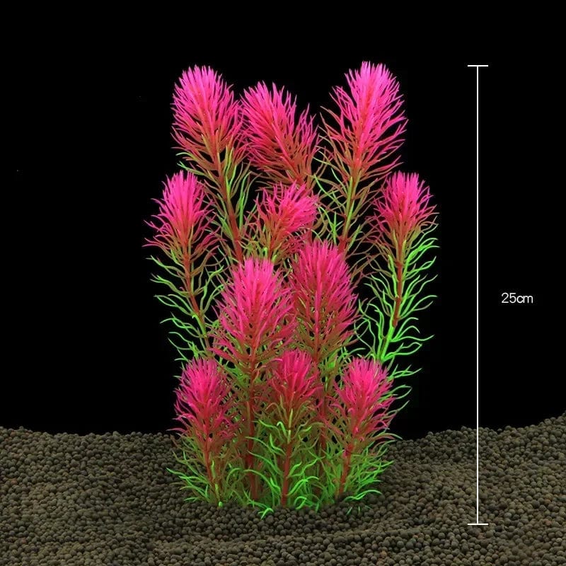 Fisketank Vannplante Dekorasjon Akvarium Dekor Vannplanter Undervann Plast Kunstgress Tilbehør Kjæledyr Utstyr Hjem | Luvikno