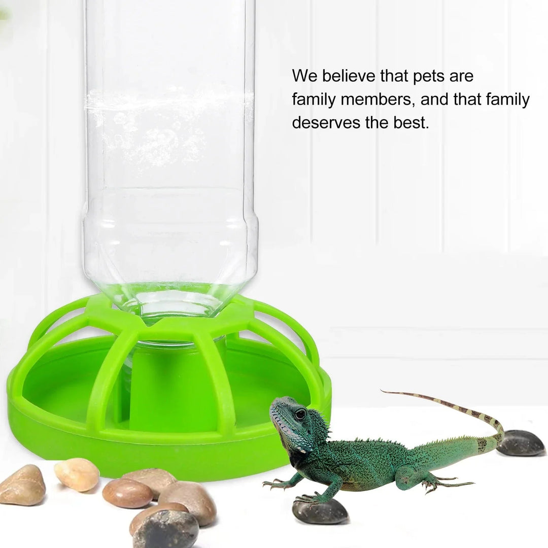 Vanningsenke Jordskjilpadetilbehør Gecko Terrarium Tilbehør Reptiler for Perlemor | Luvikno