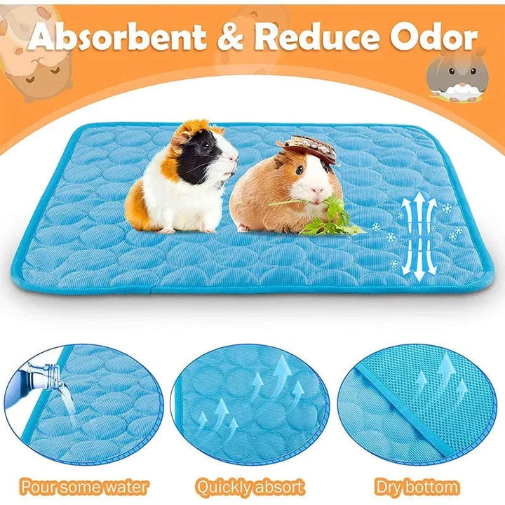 Guinea Pig Bur Mats Sommer Liten Dyr Kjølematte Pustende Hamster Tiss Pad for Kaninbur Chinchilla Pigger Kæledyr Artikel | Luvikno