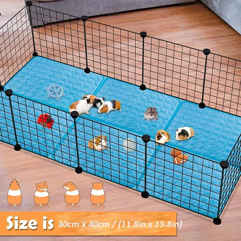 Guinea Pig Bur Mats Sommer Liten Dyr Kjølematte Pustende Hamster Tiss Pad for Kaninbur Chinchilla Pigger Kæledyr Artikel | Luvikno