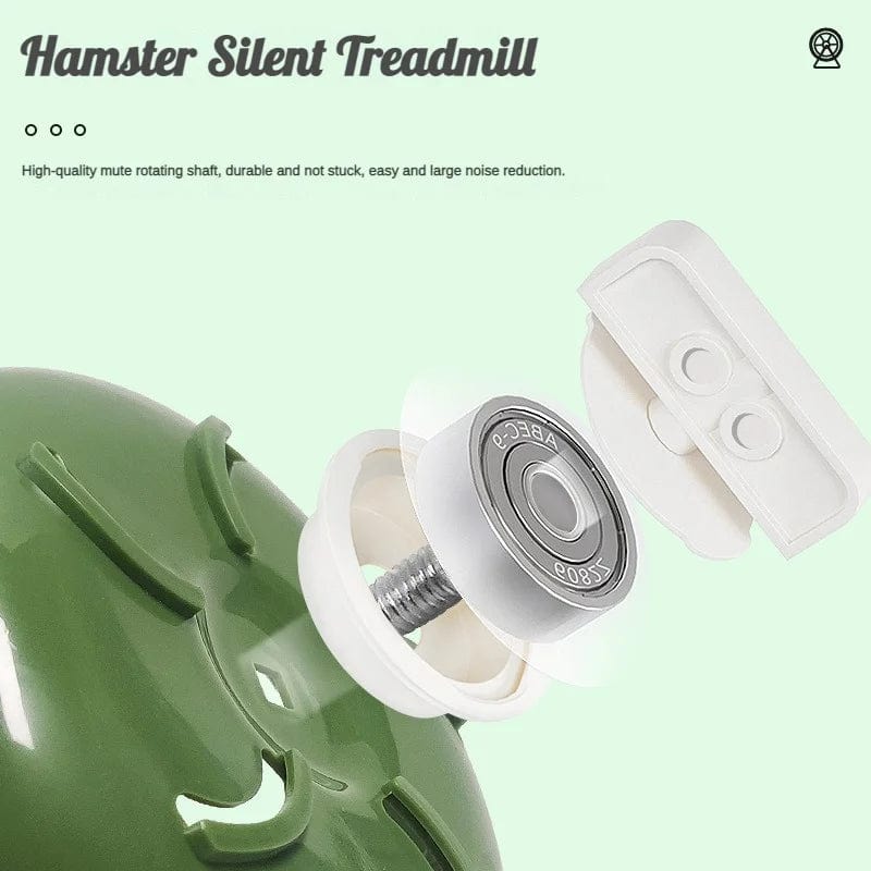 Hamster Sport Løpehjul Rotte Liten Gnager Mus Stille Jogging Hamster Gerbil Trening Leketøy Hamster Tilbehør Rotte Leker | Luvikno