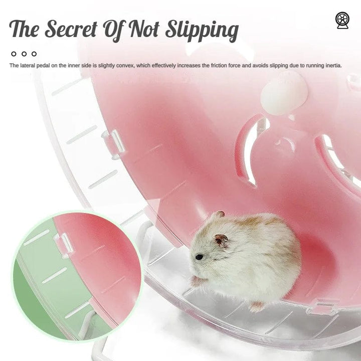 Hamster Sport Løpehjul Rotte Liten Gnager Mus Stille Jogging Hamster Gerbil Trening Leketøy Hamster Tilbehør Rotte Leker | Luvikno