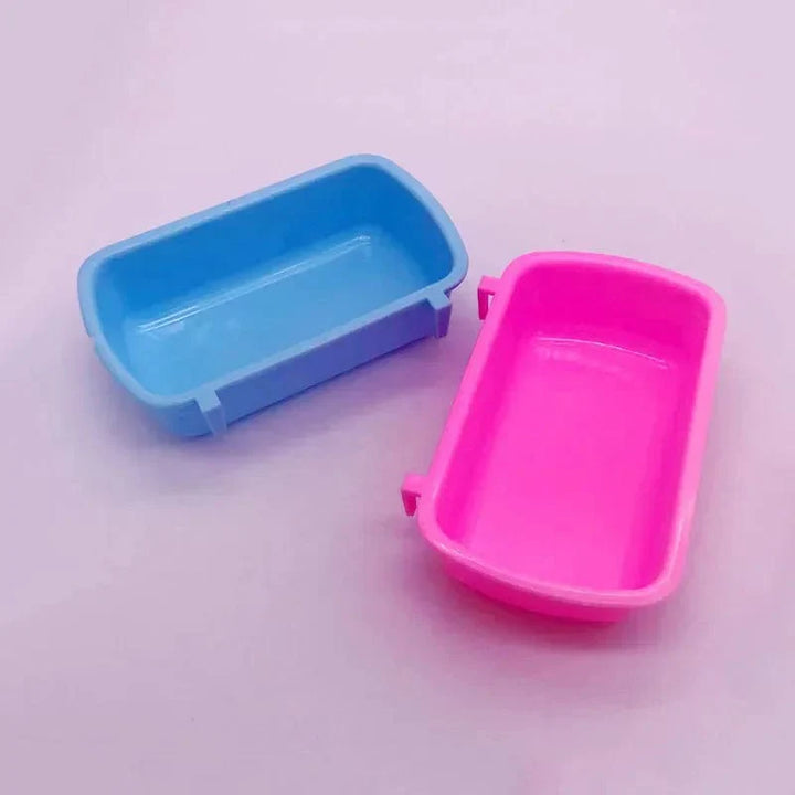 Hengende Plastisk Hamster Ekorre Matingsmateriell Små Kjæledyr Vann Drikkeskål Mat Skål Kjæledyr Hamster Bur Produkt Tilbehør | Luvikno