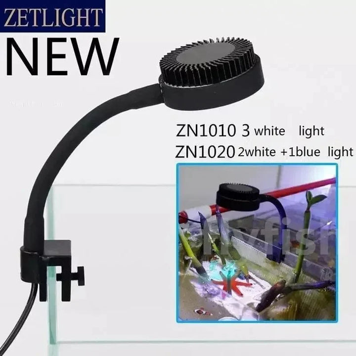 Zetlight LED lampe M1 LED Full Spectrum Nano Lite Akvarium Fiskebowl Sjøvann Saltvann Marine Korallrev LED og plante Lys | Luvikno