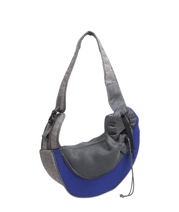 Mesh Oxford Pet Utendørs Reise Kjæledyr Valp Bærer Håndbag Pung Enkelt Skulderveske Sling Mesh Komfort Reise Tote Skulderveske | Luvikno