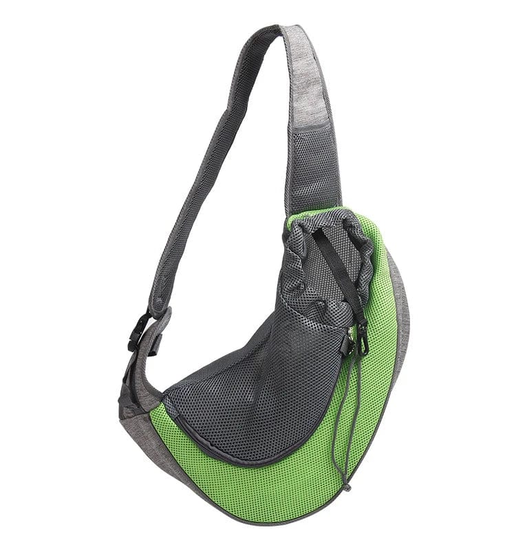 Mesh Oxford Pet Utendørs Reise Kjæledyr Valp Bærer Håndbag Pung Enkelt Skulderveske Sling Mesh Komfort Reise Tote Skulderveske | Luvikno