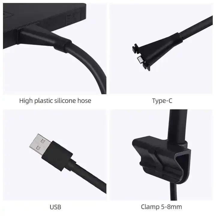 UKE AQUA USB akvarium lys Plante Vekst Full spektrum LED Økologi Mikrolandskap lys Nano akvarium lys | Luvikno