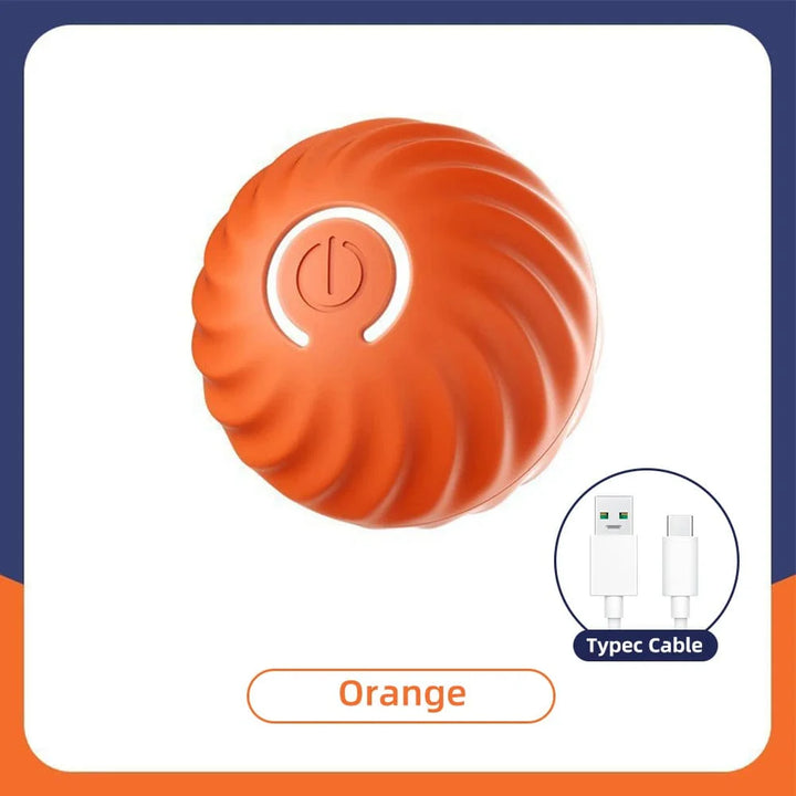 Smart Dog Toy Ball Elektronisk Interaktivt Kjæledyrleketøy Bevegelig Ball USB Automatisk Bevegelig Hoppende for Valp Fødselsdagsgave Katt Produkt | Luvikno