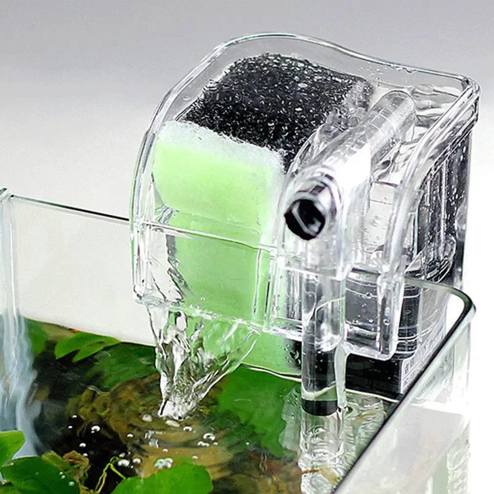 Performance Hang-On The Back Power Filter for Desktop and Betta Aquariums Nedsenkbar pumpe oksygentilførsel | Luvikno