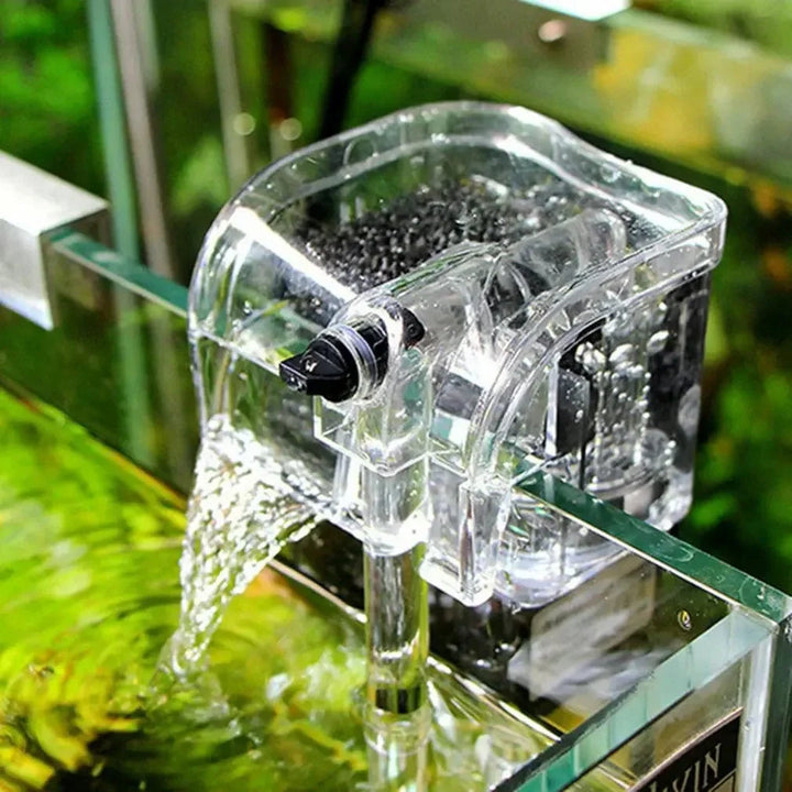 Performance Hang-On The Back Power Filter for Desktop and Betta Aquariums Nedsenkbar pumpe oksygentilførsel | Luvikno