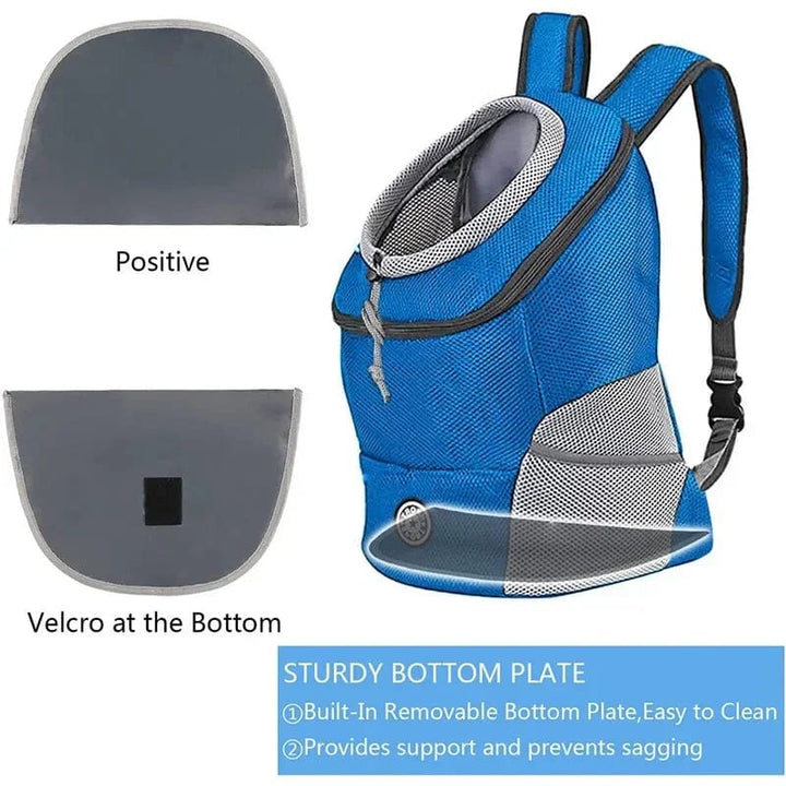Pet Dog Travel Backpack Portable Outdoor Breathable Mesh Cat Puppy Double Shoulder Carrier Bag for Small Large Dogs Pet Supplies | Luvikno