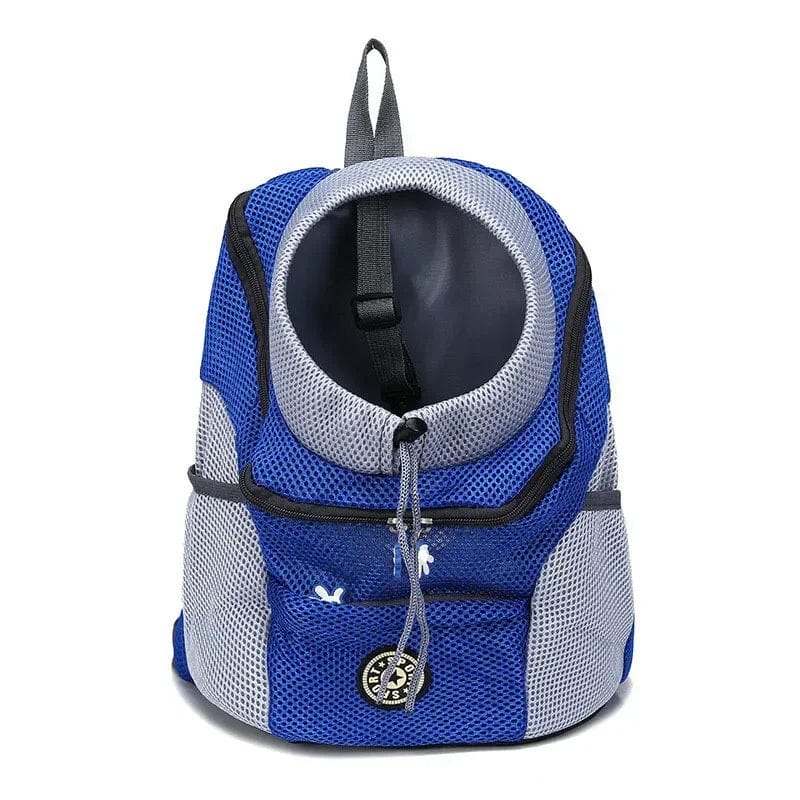 Pet Dog Travel Backpack Portable Outdoor Breathable Mesh Cat Puppy Double Shoulder Carrier Bag for Small Large Dogs Pet Supplies | Luvikno