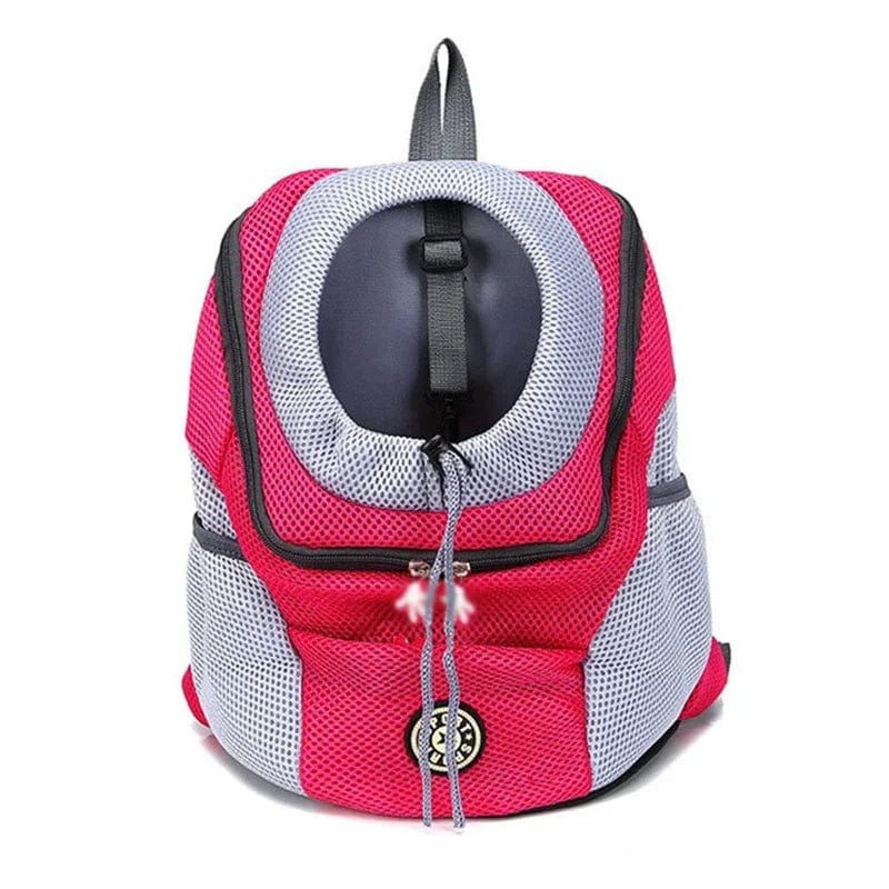 Pet Dog Travel Backpack Portable Outdoor Breathable Mesh Cat Puppy Double Shoulder Carrier Bag for Small Large Dogs Pet Supplies | Luvikno