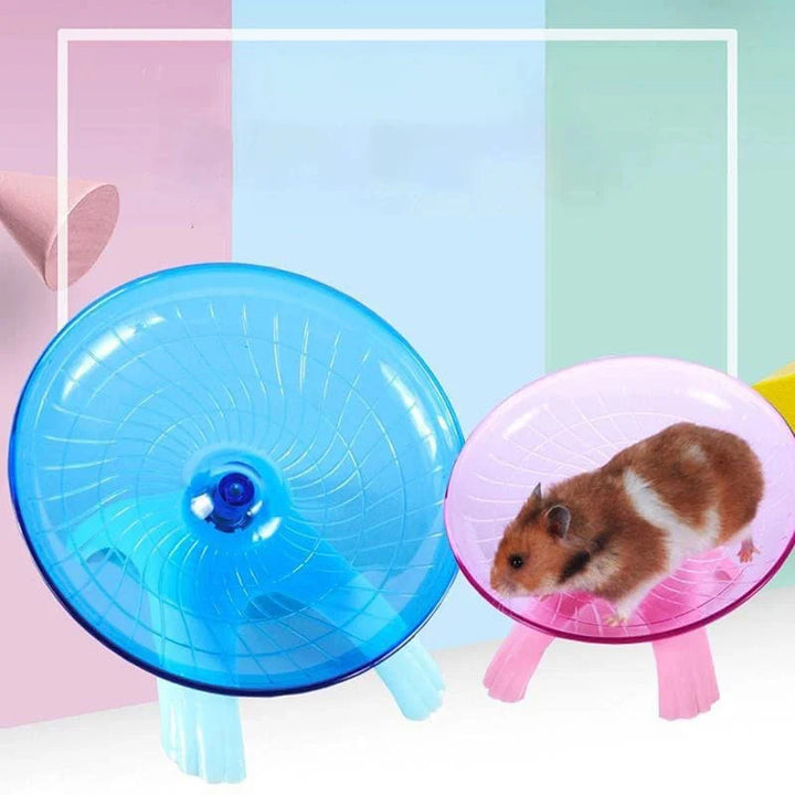 Pet Hamster Flygende Tallerken Trening Squirrel Hjul Hamster Mus Løpedisk | Luvikno