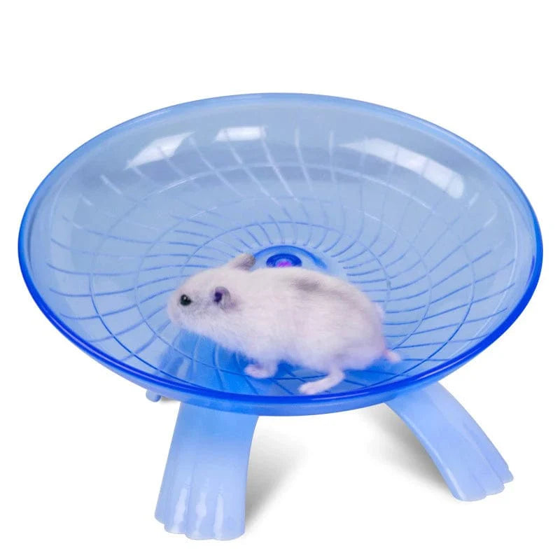 Pet Hamster Løpehjul Stille Flygende Tallerken Stålaksel Hjul Løpedisk Leker Bur Lite Dyr Hamster Tilbehør | Luvikno