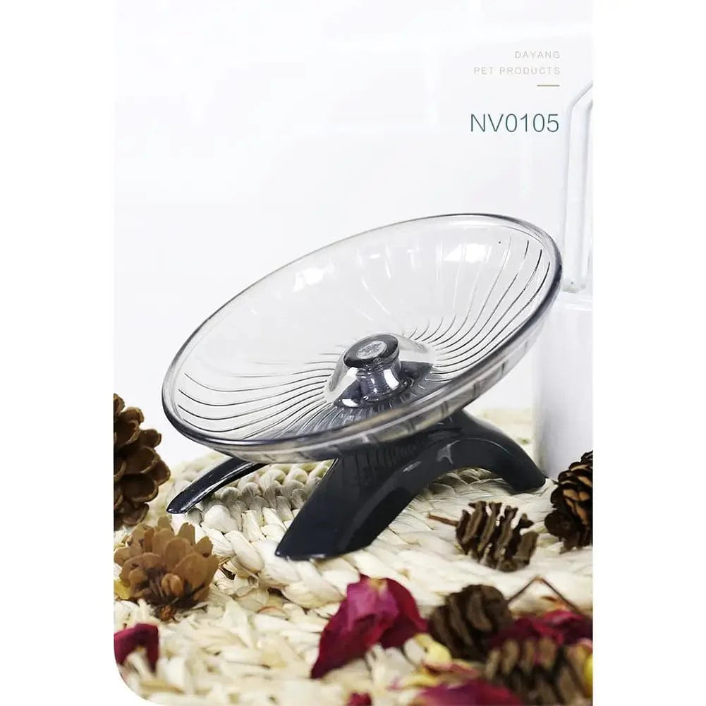 Pet Hamster Løpehjul Stille Flygende Tallerken Stål Akselhjul Løpeplate Leker Bur Lite Dyr Hamster Tilbehør Drop Ship | Luvikno