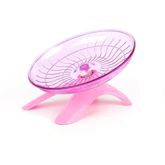 Pet Hamster Løpehjul Stille Flygende Tallerken Stålaksel Hjul Løpedisk Leker Bur Lite Dyr Hamster Tilbehør | Luvikno