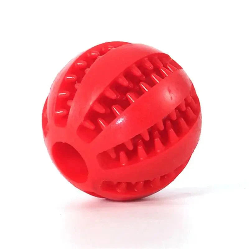 Hundematball Interaktiv Gummiball for Små store hunder Valp Katt Tyggleketøy Pet Tannrengjøring | Luvikno