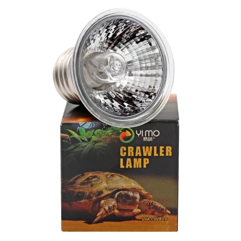 Reptil Lampe 25/50/75W UVA+UVB 3.0 Kjæledyr Varme Lampe Pære Skilpadde Soling UV Lys Pærer Amfibier Øgler Temperaturkontroller | Luvikno