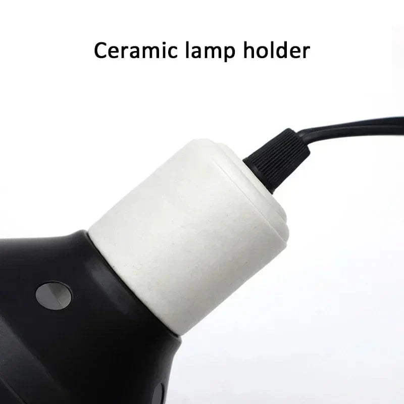 Reptil Lampe Sett Belysning 300W E27 100-240V UVB Reptil Varme Lampe Stativ Kattelampe Lyspære Holder Lampeskjerm Utgiver Lampe | Luvikno